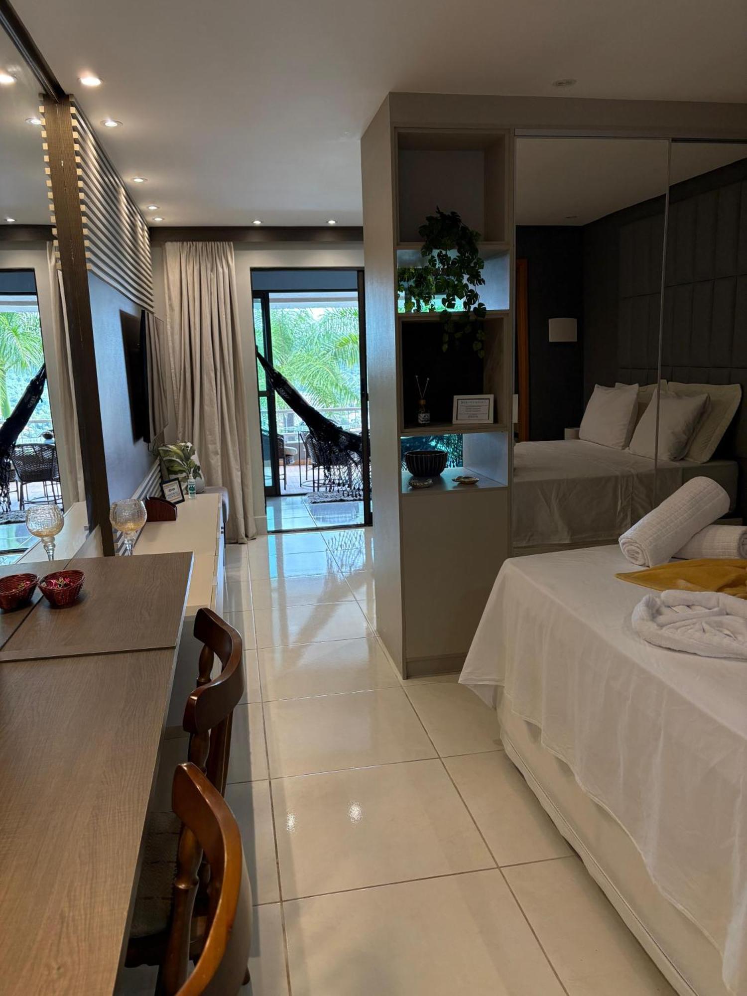 Aconchegante Studio Com Varanda Bananeiras Exteriör bild